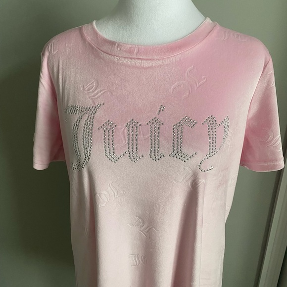 Juicy Couture Light Pink Sleep Shirt Dress - Picture 2 of 5